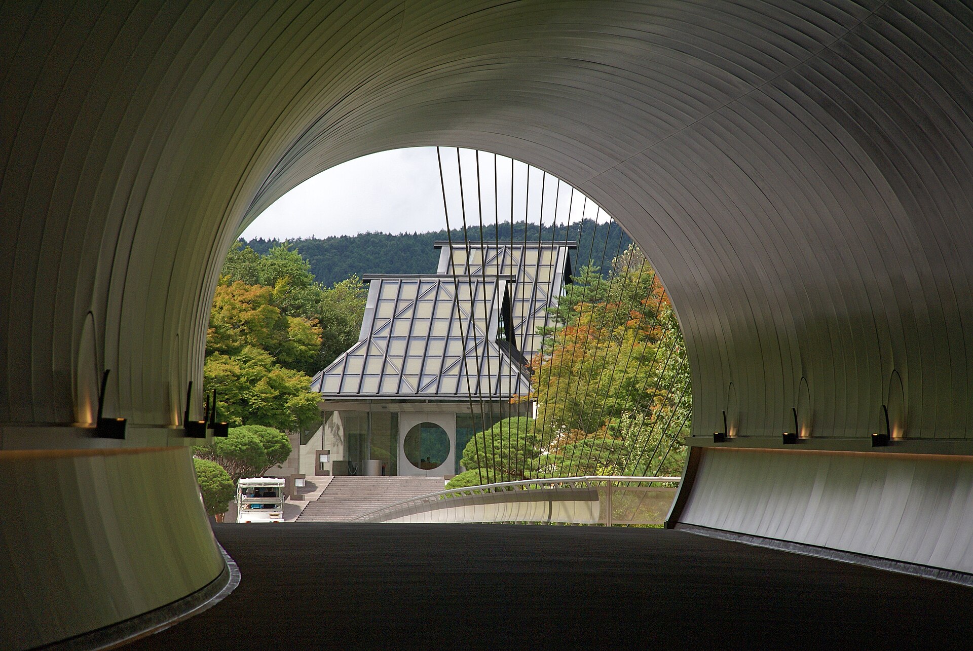 MIHO MUSEUM 的建筑。