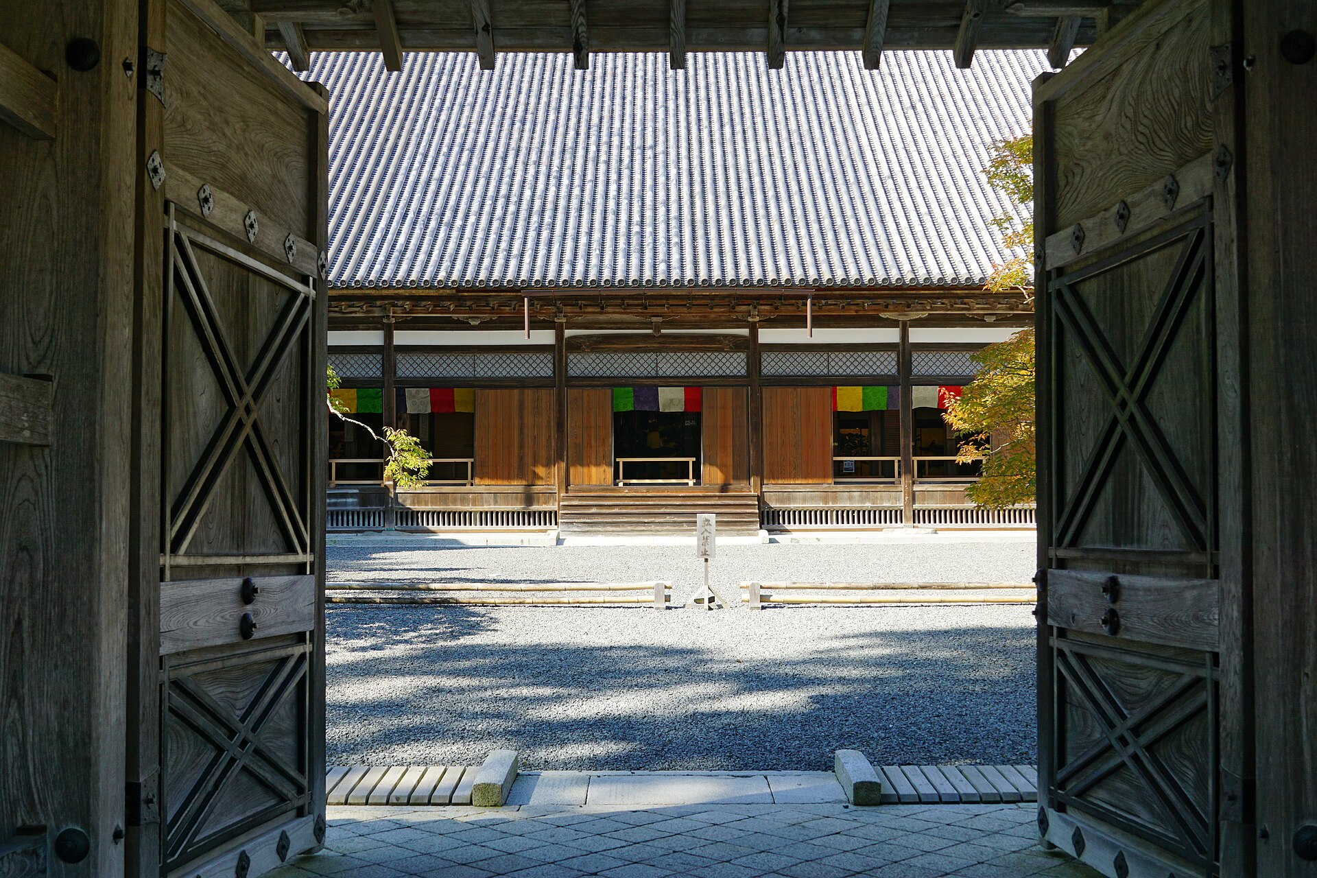 宫城县松岛町瑞严寺的堂宇外观。